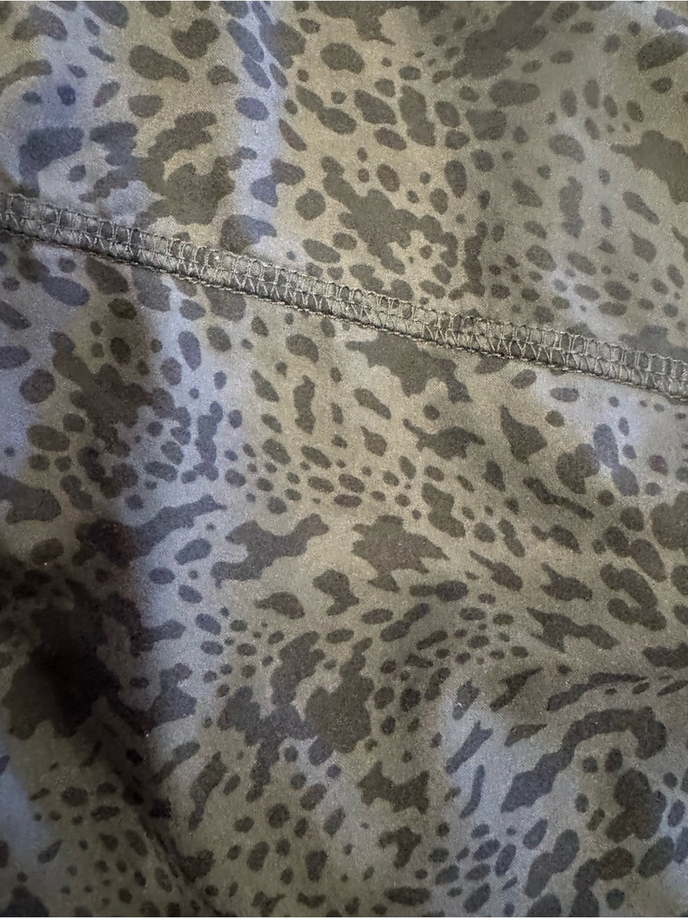 Vuori Charcoal Leopard-Print Shorts with Navy Trim - Picture 2 of 7